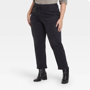 Ava & Viv High-Rise Black Jeans for Women